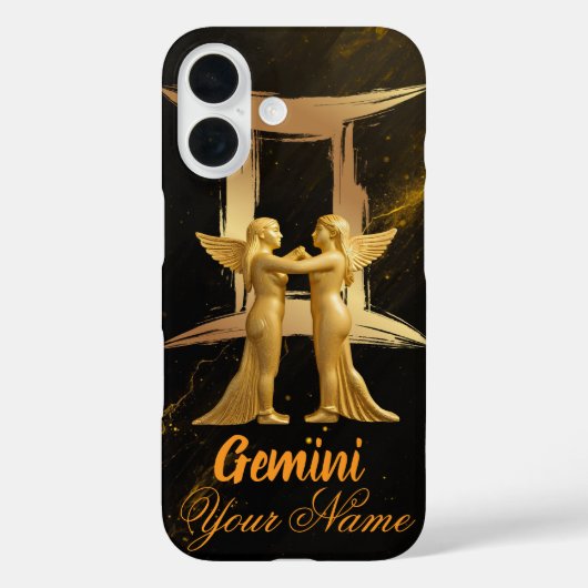 Gemini Case-Mate Barely There iPhone Case (Achterkant)