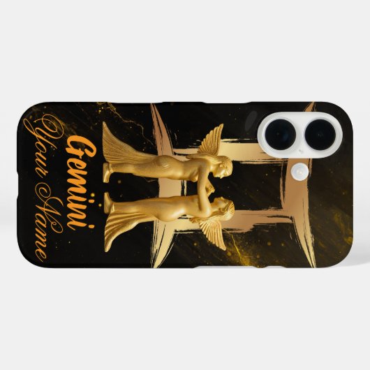 Gemini Case-Mate Barely There iPhone Case (Achterkant (horizontaal))