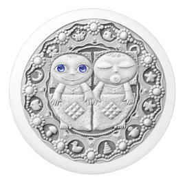 Gemini Ceramic Knob Keramische Knop