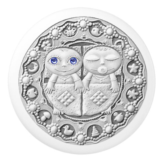 Gemini Ceramic Knob Keramische Knop (Voorkant)