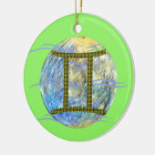 Gemini Ceramic Ornament (Links)