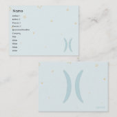 Gemini - Chubby Visitekaartje (Voorkant / Achterkant)