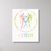 Gemini-compatibiliteit ontworpen canvas afdruk (Voorkant)