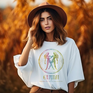 Gemini-compatibiliteit ontworpen t-shirt