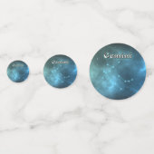 Gemini-constellatie Confetti (Achterkanten)