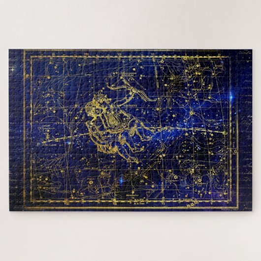 gemini constellatie puzzel legpuzzel (Horizontaal)