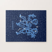 Gemini Constellation and Zodiac Sign with Stars Legpuzzel (Horizontaal)
