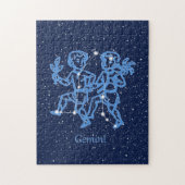 Gemini Constellation and Zodiac Sign with Stars Legpuzzel (Verticaal)