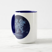 Gemini Constellation and Zodiac Sign with Stars Mok (Voorkant links)