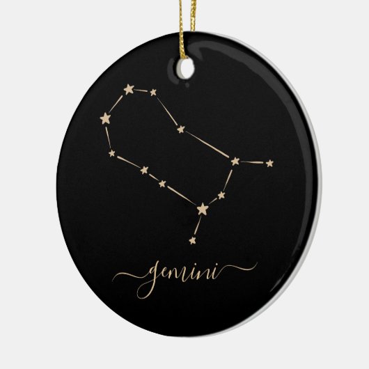 Gemini Constellation Ceramic Ornament (Links)