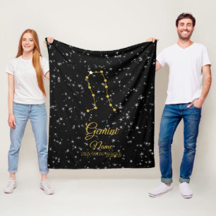 Gemini Constellation Fleece Deken