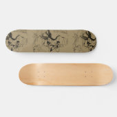 Gemini Constellation Hevelius 1690 Engraving Persoonlijk Skateboard (Horizontaal)