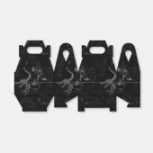 Gemini Constellation Hevelius 1690 on Black Bedankdoosjes (Uitgevouwen)