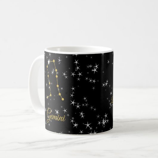 Gemini Constellation Koffiemok (Voorkant links)