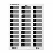 Gemini Constellation Map Engraving by Hevelius Etiket (Full Sheet)