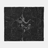 Gemini Constellation Map Engraving by Hevelius Fleece Deken (Voorkant (Horizontaal))