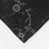 Gemini Constellation Map Engraving by Hevelius Fleece Deken (Hoek)