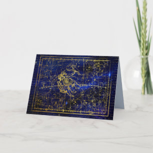 gemini constellation wenskaart bedankkaart