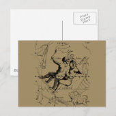 Gemini Constellation Zodiac Hevelius 1690 Briefkaart (Voorkant / Achterkant)