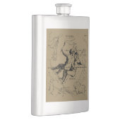 Gemini Constellation Zodiac Hevelius 1690 Heupfles (Rechts)