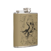 Gemini Constellation Zodiac Hevelius 1690 Heupfles (Rechts)