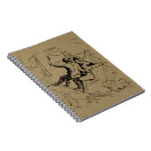 Gemini Constellation Zodiac Hevelius 1690 Notitieboek (Rechterzijde)