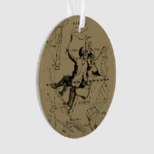 Gemini Constellation Zodiac Hevelius circa 1690 Ornament (voorkant)