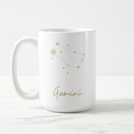 Gemini Constellation Zodiac Koffiemok (Links)