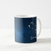 Gemini Constellation Zodiac Star Sign Koffiemok (Voorkant rechts)