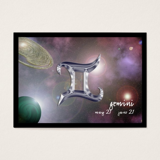 Gemini de tweeling ACEO Visitekaartjes (Voorkant)