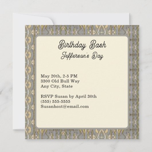 Gemini de tweeling Zodiac teken Verjaardagsfeest Kaart (Achterkant)