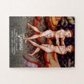 Gemini de tweeling Zodiac teken Verjaardagsfeest Legpuzzel (Horizontaal)