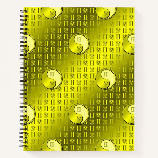 Gemini de Tweelingen Notitieboek (Voorkant)