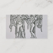 Gemini (de Twins) een illustratie uit de Poeti Visitekaartje (Achterkant)