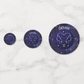 Gemini de Twins Zodiac Design Table Confetti (Voorkanten)
