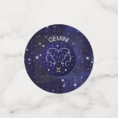 Gemini de Twins Zodiac Design Table Confetti (Kleine voorkant)
