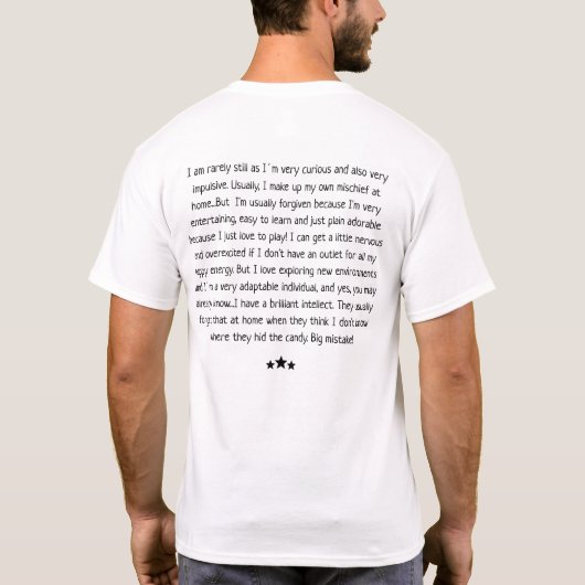 Gemini Dog - Pet Astro - T-shirt (Achterkant)