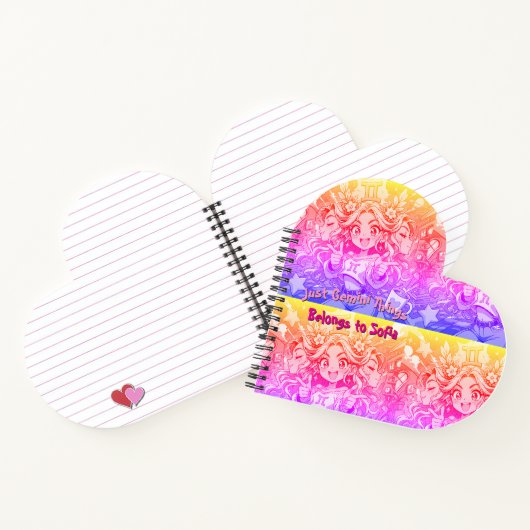 Gemini Dreamy Celestial Heart Manga Journal Notitieboek (Binnen)
