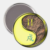 Gemini & Earth Dog Magneet (Voorkant / Achterkant)