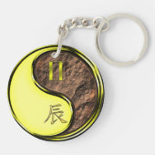 Gemini & Earth Dragon Sleutelhanger (Achterkant)