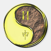 Gemini & Earth Monkey Magneet (Voorkant)