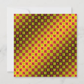 Gemini & Earth Tiger Flat Greeting Card Kaart (Achterkant)