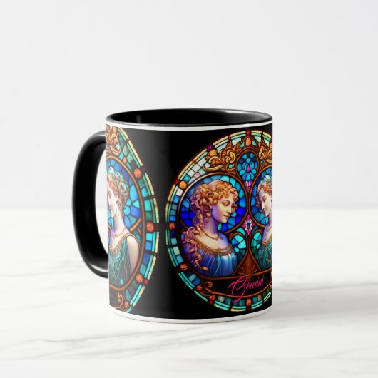 Gemini en Pearl Harmony Mok (Voorkant links)