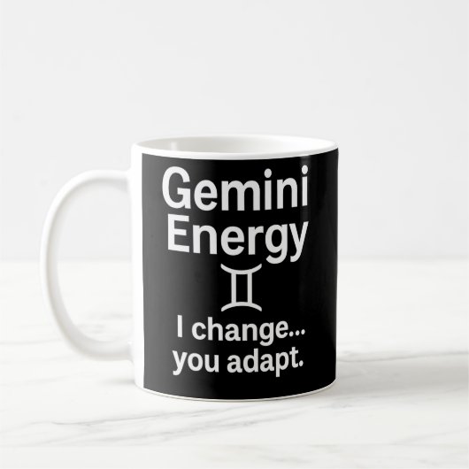 Gemini Energy I Change You Adapt Mug Koffiemok (Links)