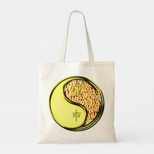 Gemini & Fire Monkey Tote Bag (Achterkant)