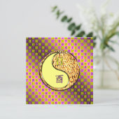 Gemini & Fire Rooster Kaart (Staand voorkant)