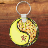 Gemini & Fire Tiger Sleutelhanger (Achterkant)