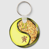 Gemini & Fire Tiger Sleutelhanger (Achterkant)