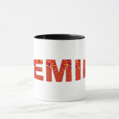 Gemini - Firey Oranje Yellow Blue Mok (Midden)