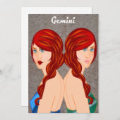 Gemini Flat Kaart (Voorkant / Achterkant)